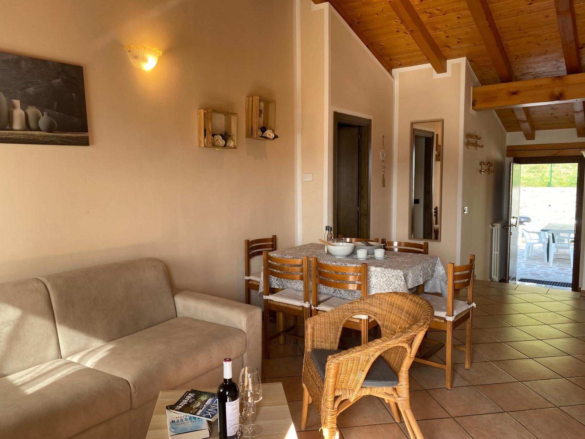 Casa Carla, Bis 4 Personen, Garten, Balkon Mit Blick Auf Den See Und Die Berge Crone Exteriör bild