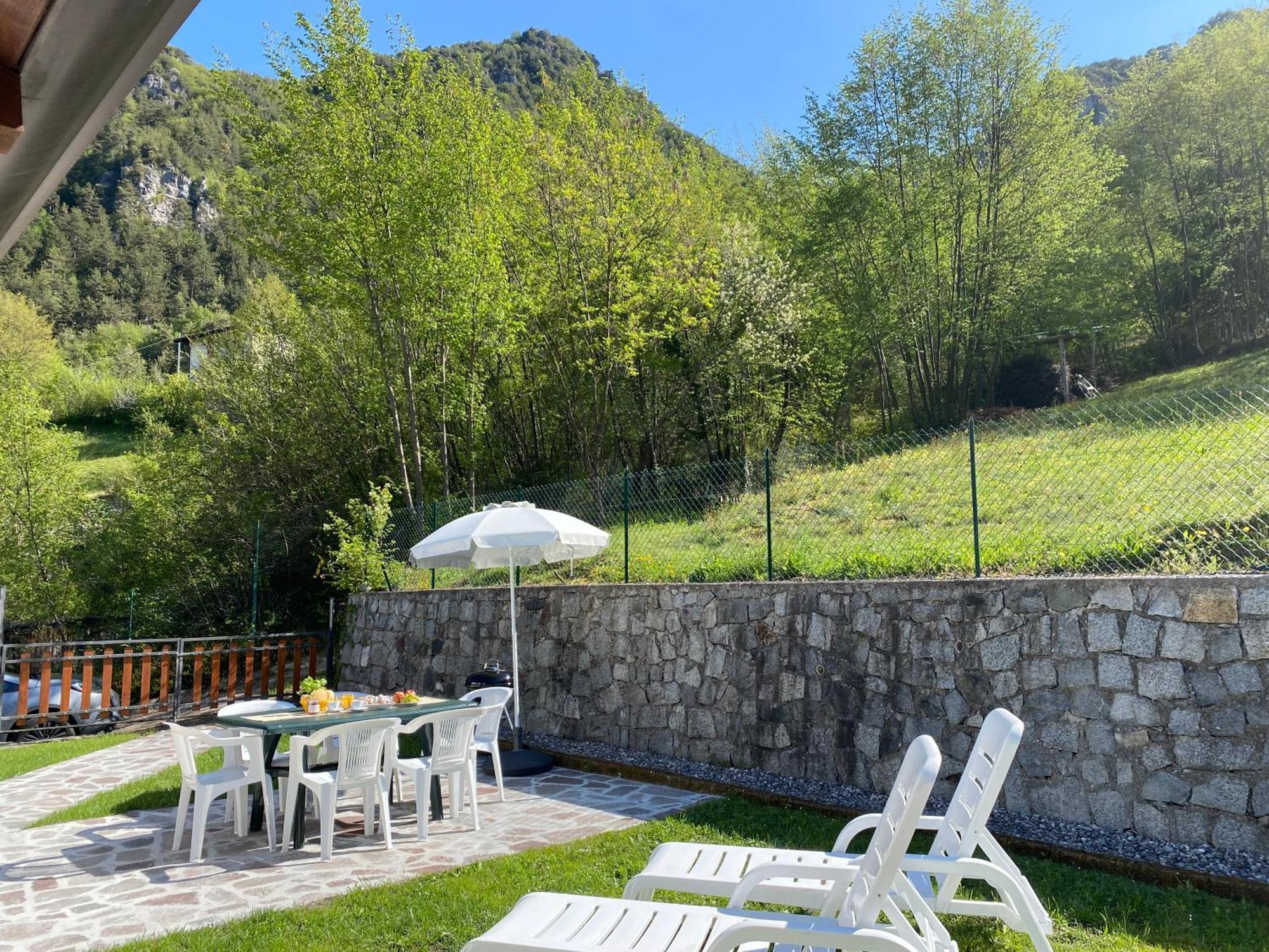 Casa Carla, Bis 4 Personen, Garten, Balkon Mit Blick Auf Den See Und Die Berge Crone Exteriör bild