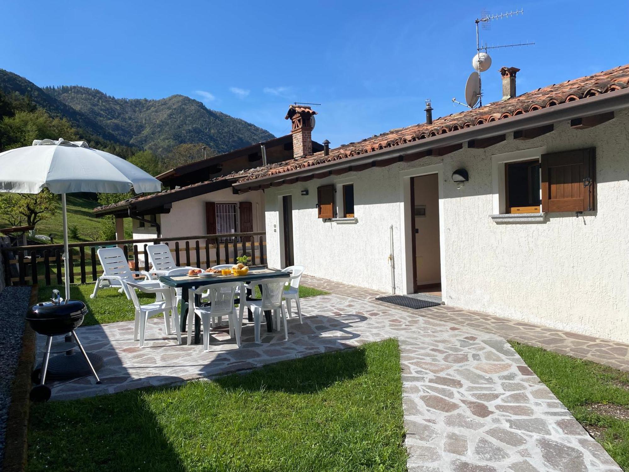 Casa Carla, Bis 4 Personen, Garten, Balkon Mit Blick Auf Den See Und Die Berge Crone Exteriör bild